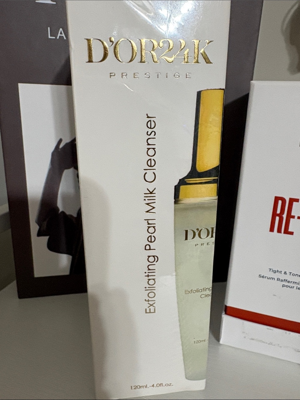D'OR24K Prestige Exfoliating Pearl Milk Cleanser New/Sealed
